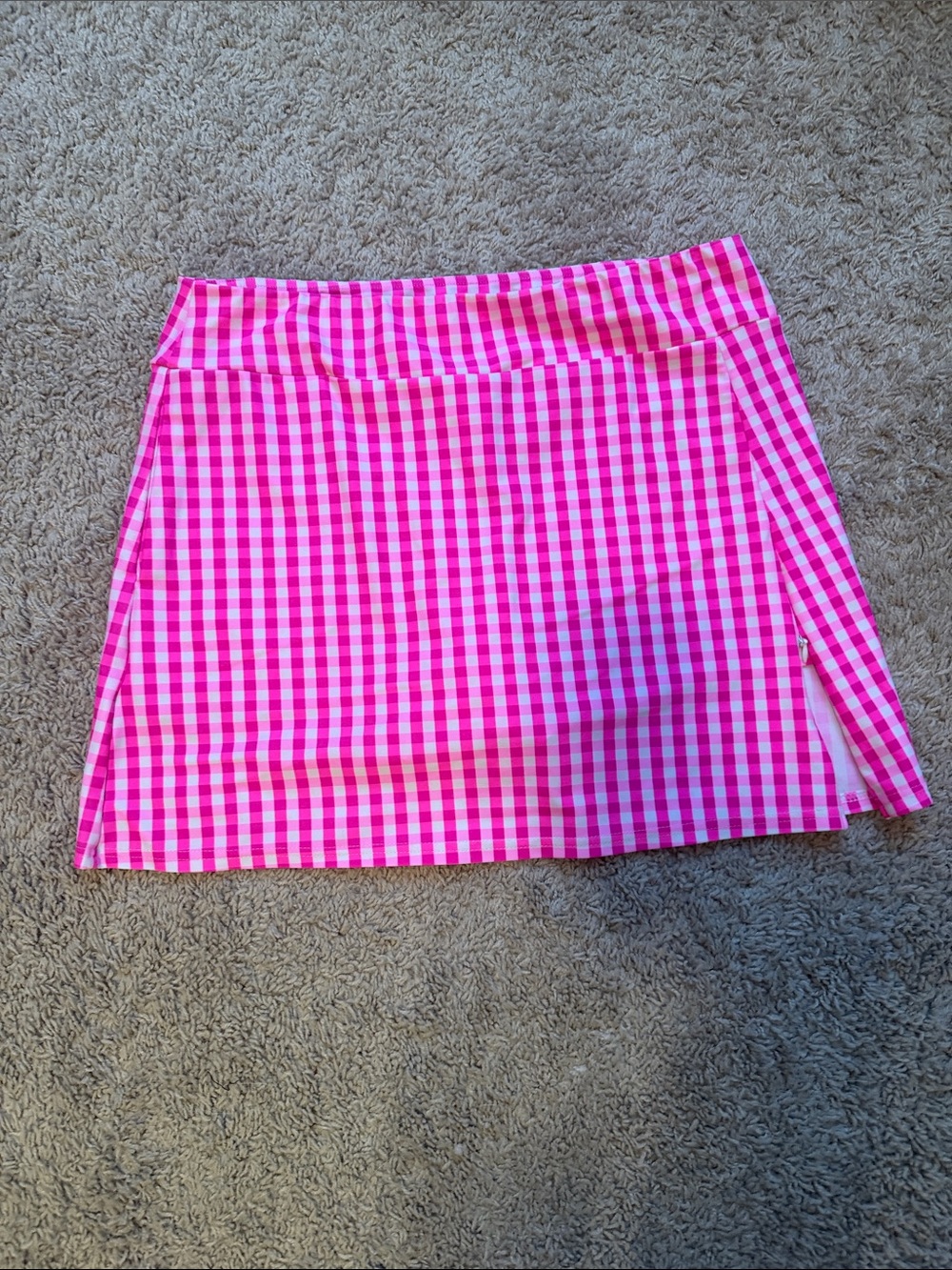 Pink Gingham Women’s Skort - Classic A-Line